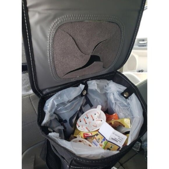 Car Trash Can - Leak-Proof Car Organizer and Storage Bag for The Back/Front - Picture 3 of 3